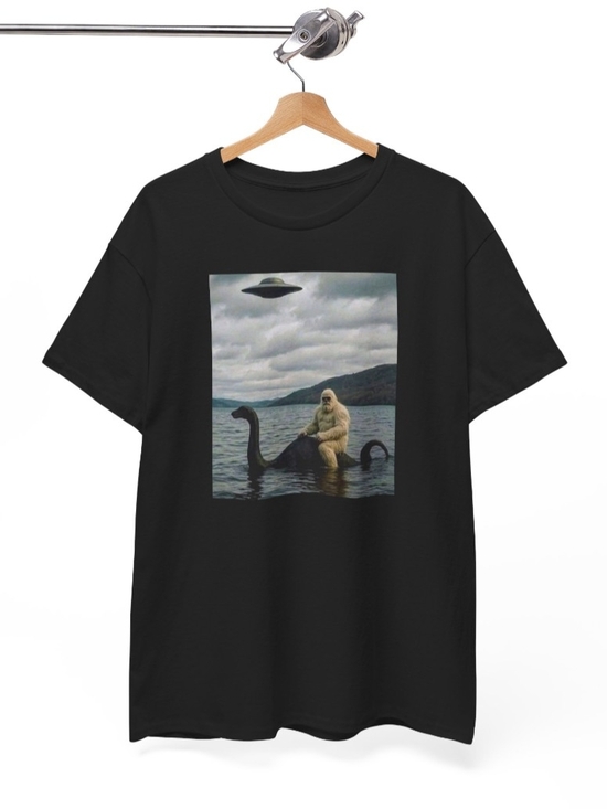 Gildan Other - Nessie and UFO Graphic